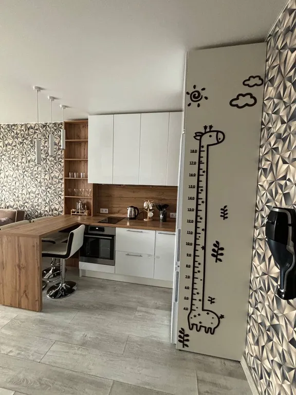 Квартира Квартира Современная евро трешка с видом на Енисей — Красноярск