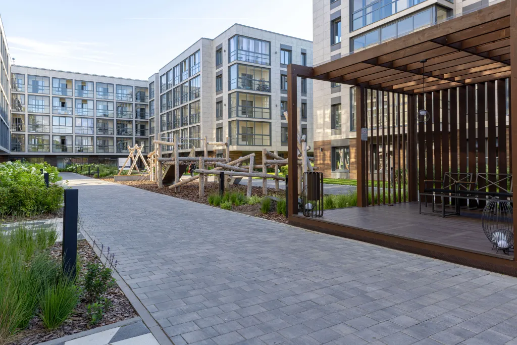 Апарт Wood Resort рядом с Финским заливом в доме с бассейном и сауной