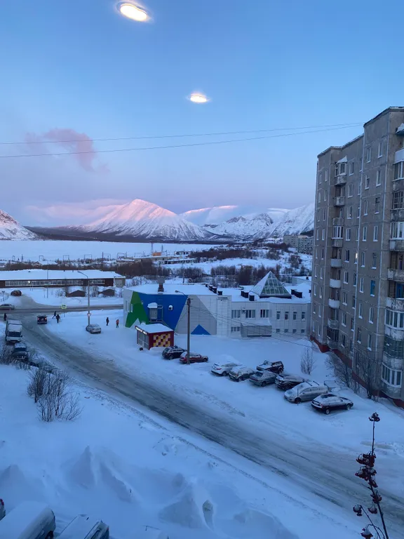 Квартира Уютная квартира с видом на Хибины и озеро Большой Вудъявр — Кировск