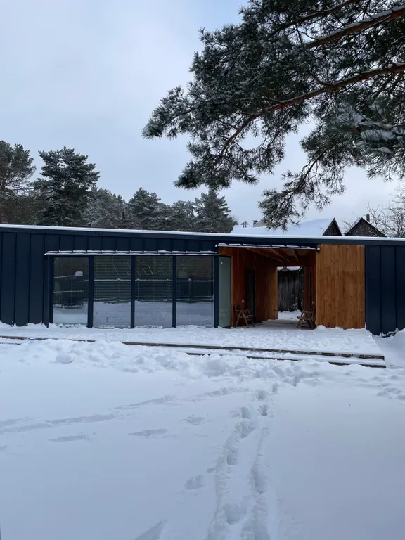 Барнхаус с баней и купелью в 5 километрах от Минска