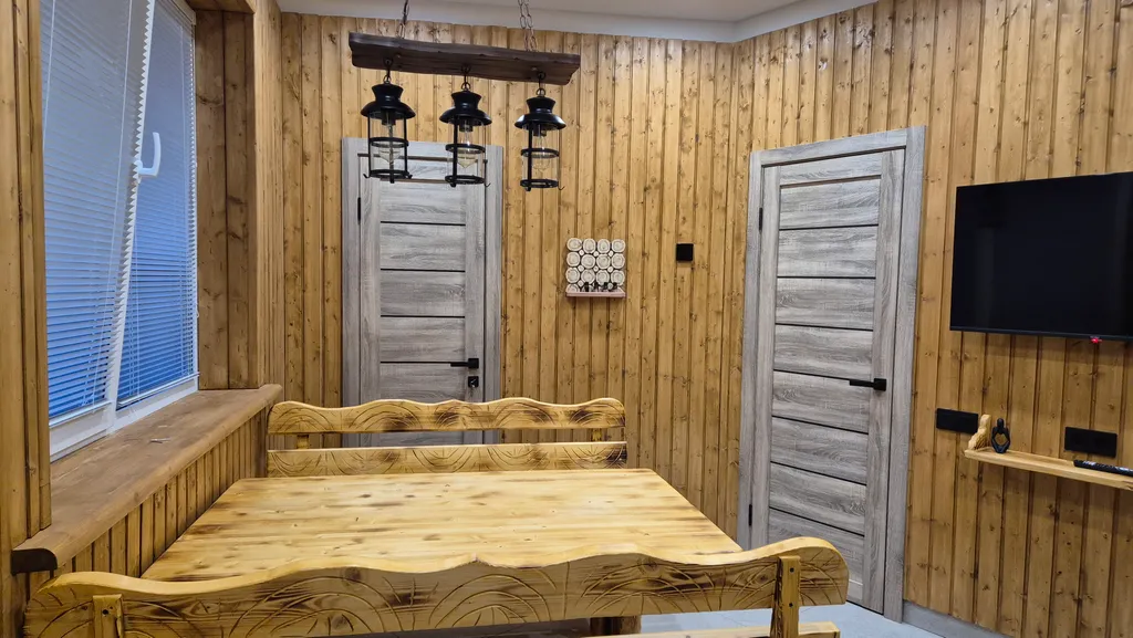 Коттедж Барнхаус с баней, видом на лес — Истра