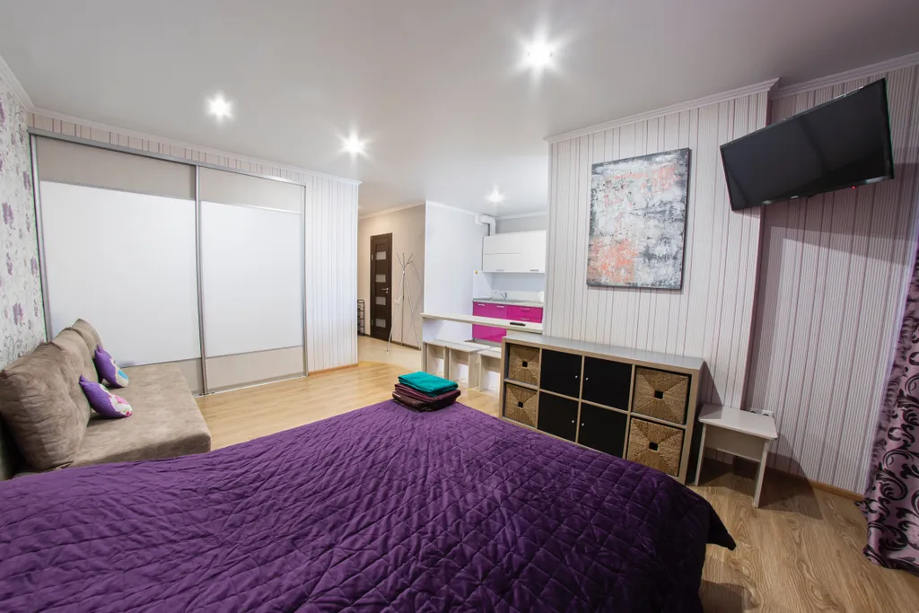 Апартаменты Saratov Lights Apartments с балконом