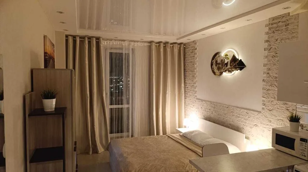 Квартира Квартира Квapтира-студия рядом с метро — Мурино