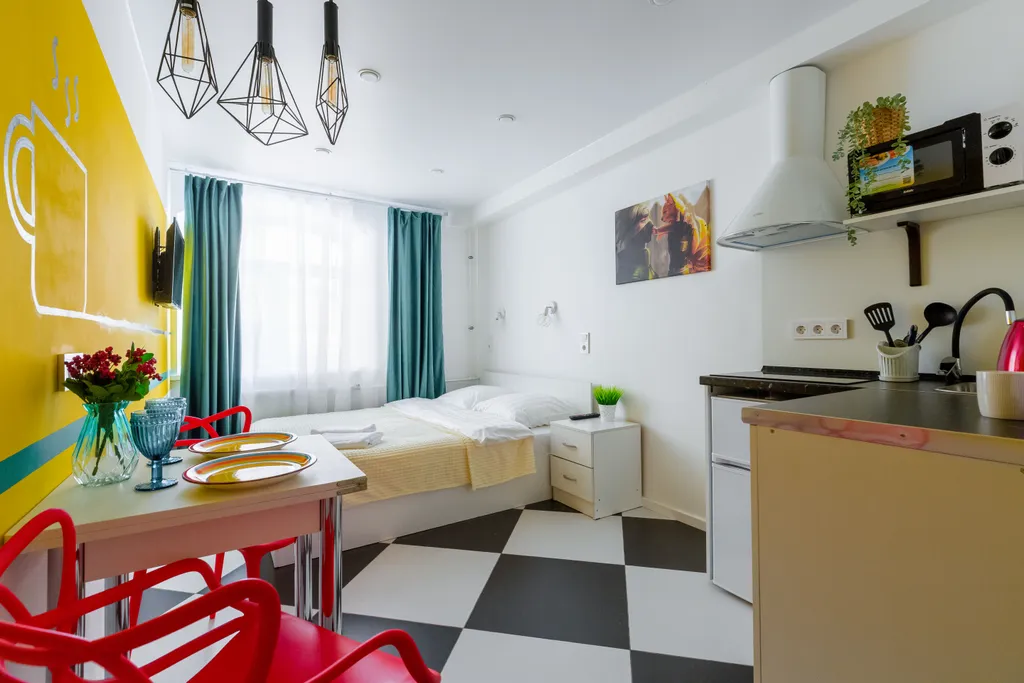 Квартира Стильные апартаменты студия — Санкт-Петербург