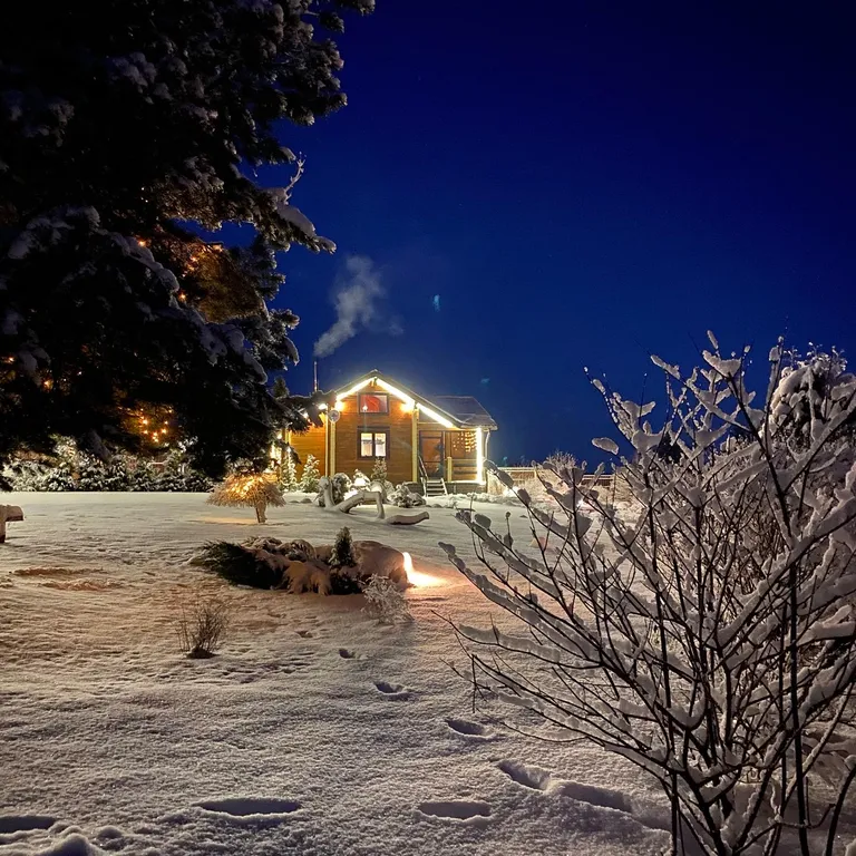 Дом-баня с видом на Волгу