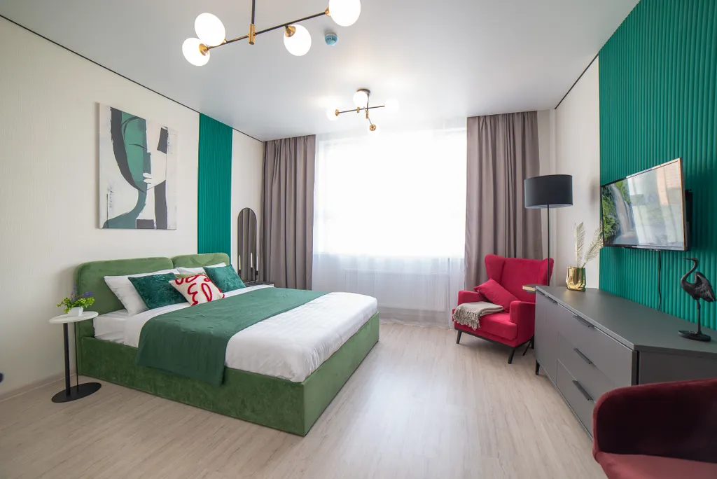 Студия около метро Чкаловская для двоих гостей