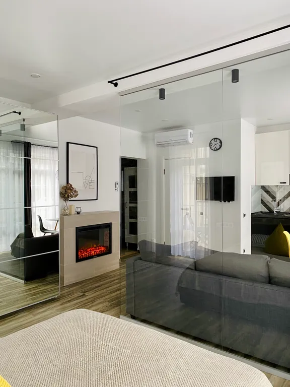 Квартира Стильная студия у моря с камином — аренда посуточно в Кудепста