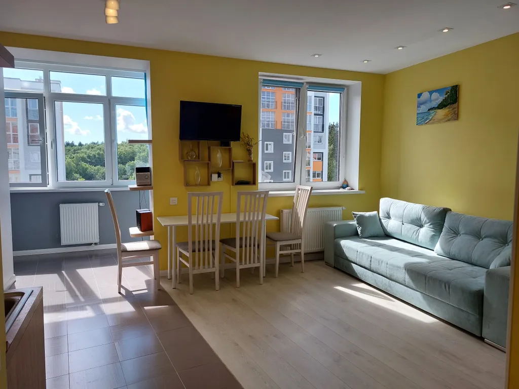 Солнечная студия у леса