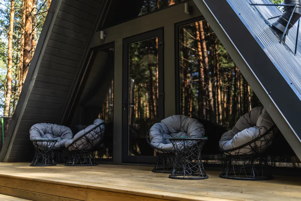 Коттедж Коттедж А-Фрейм грей — Павловский Посад