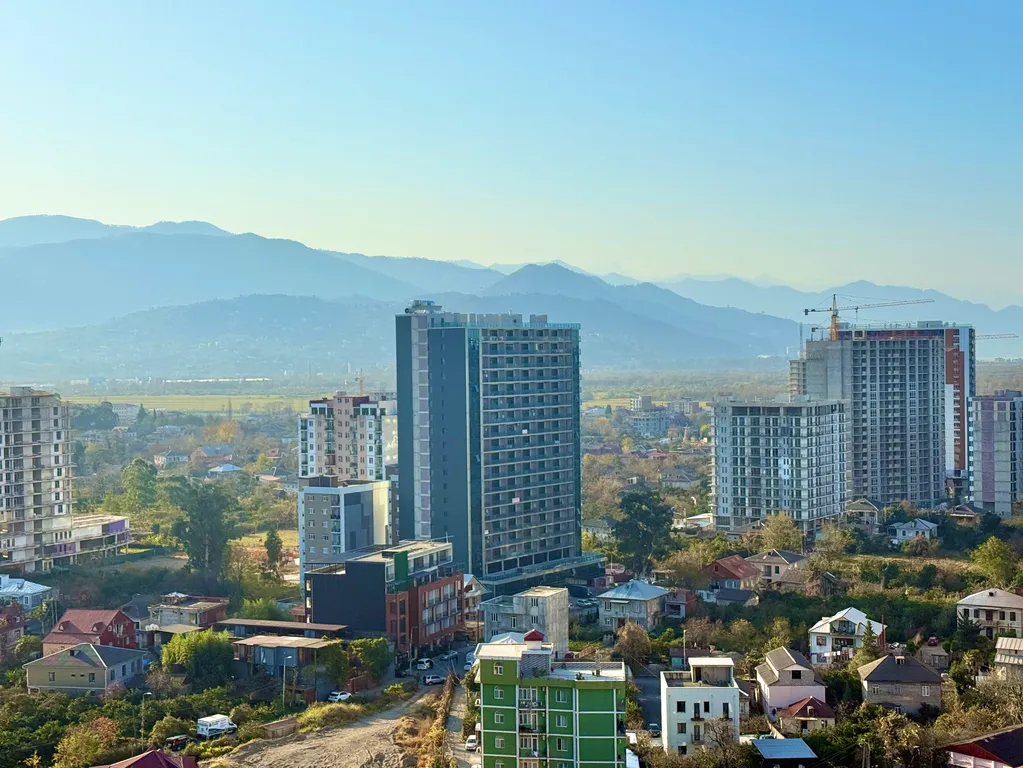 Boho sunset studio sea & mountain view