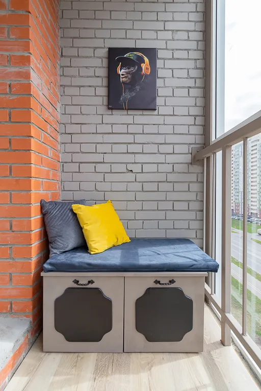 Квартира Хэппи Хаус Студия в стиле лофт в Кузьминках — Омск