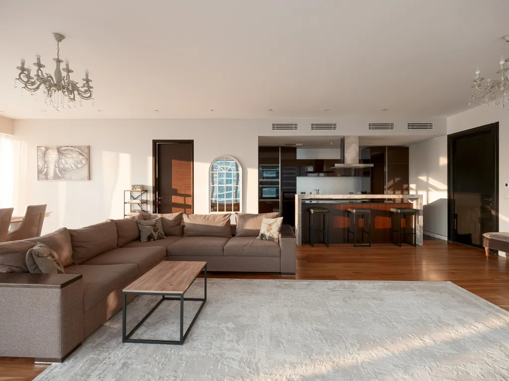 Oko Gudja 29 этаж 100 м2 панорамный вид на город шикарный закат