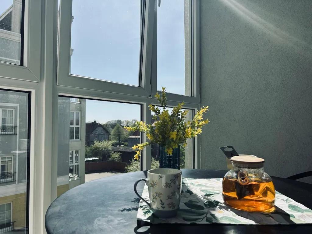 Квартира Эксклюзивная студия с двумя балконами и прекрасным видом — аренда посуточно в Янтарный