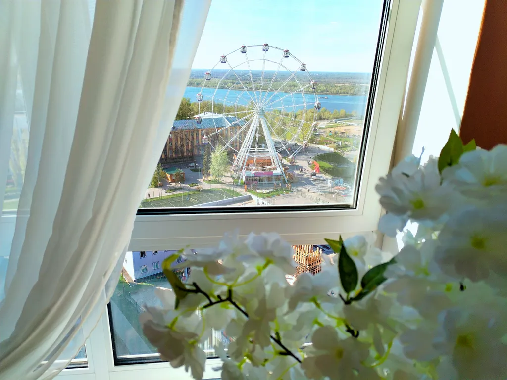 Квартира с панорамным видом на Волгу