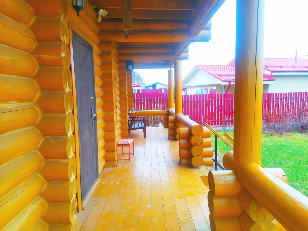 Дом с баней на дровах