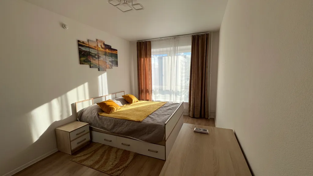 Евродвушка на 1-4 человек в новом районе со свежим ремонтом