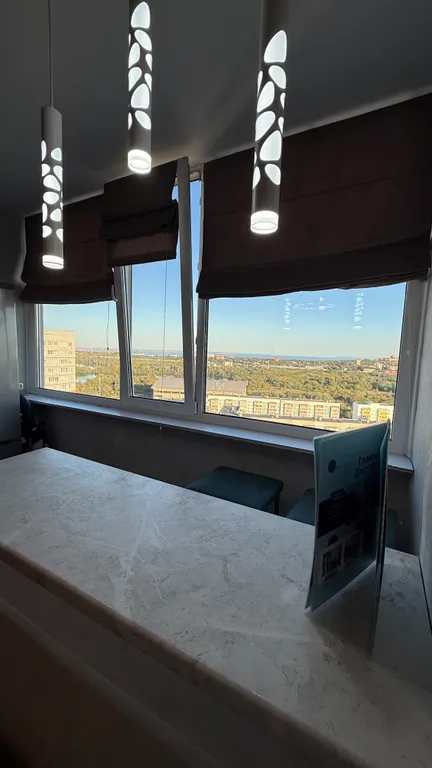 Уютная двухкомнатная квартира с шикарным видом с 24 этажа