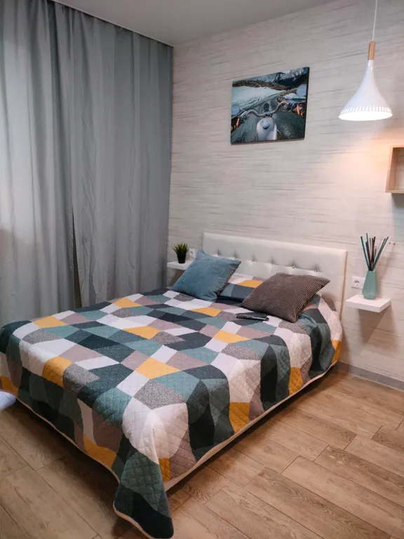 Квартира Уютная студия в новостройке с панорамными окнами — аренда посуточно в Ивантеевка