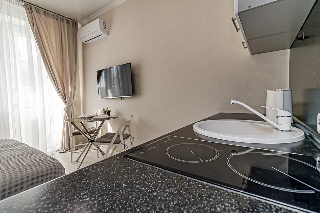 Квартира Квартира Уютная студия для 2 гостей — Краснодар