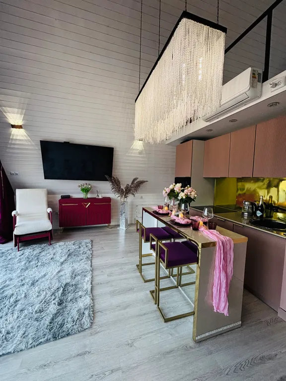 Коттедж Уютный A-frame «Облака» с видом на горы — Гостагаевская