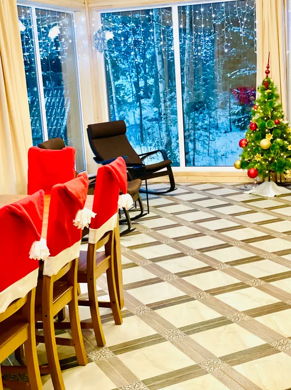 Одноэтажный дом с 2 спальнями, сауной и видом за Выборгский залив