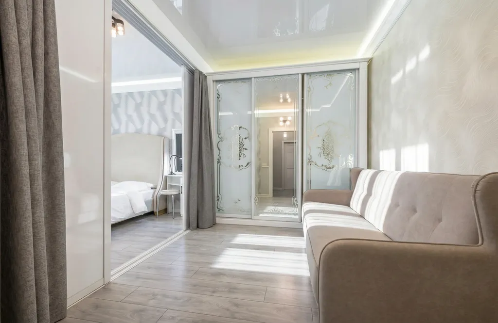 Эксклюзивный апартамент с ванной на балконе с видом на marriott