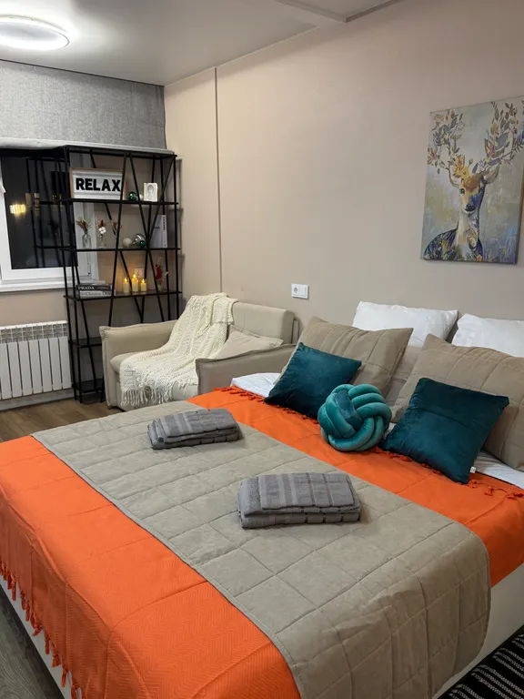 Квартира Квартира Уютная однокомнатная в ЖК Инновация — Новоивановское