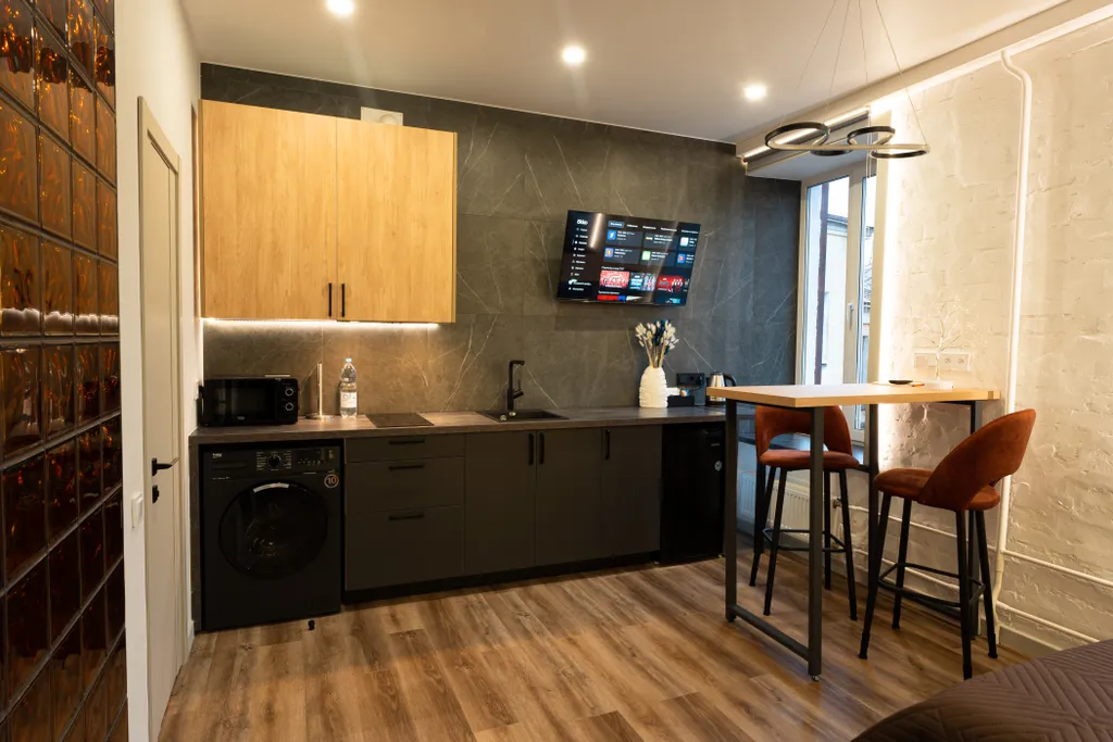 Апартаменты Сити в стиле Лофт в центре города