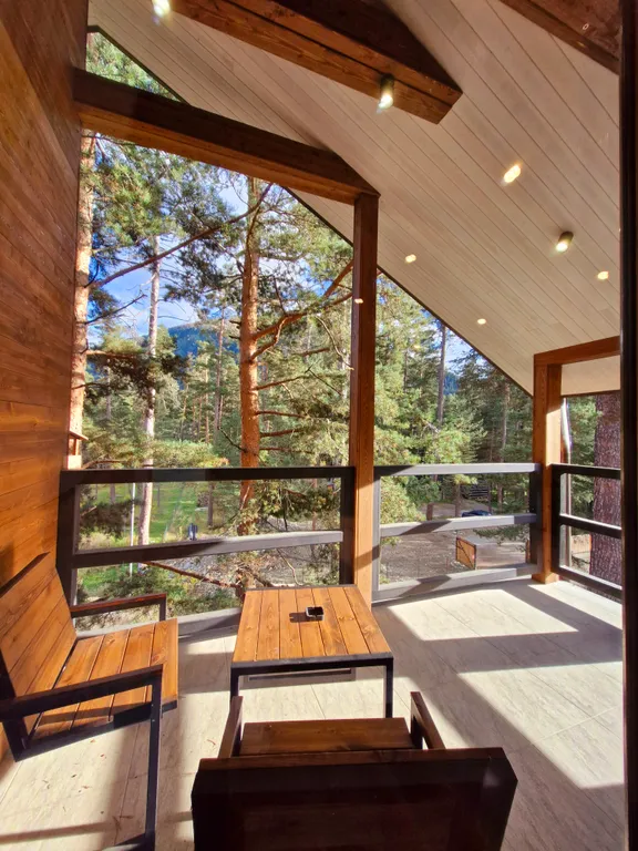 Квартира Квартира Уютная студия с балконом — Архыз