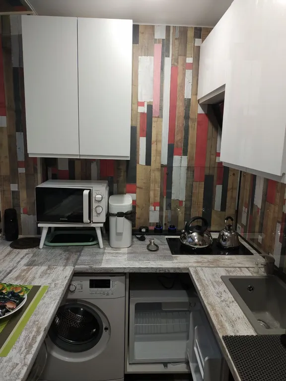 Квартира Квартира Студия у метро и а.вокзала — Москва