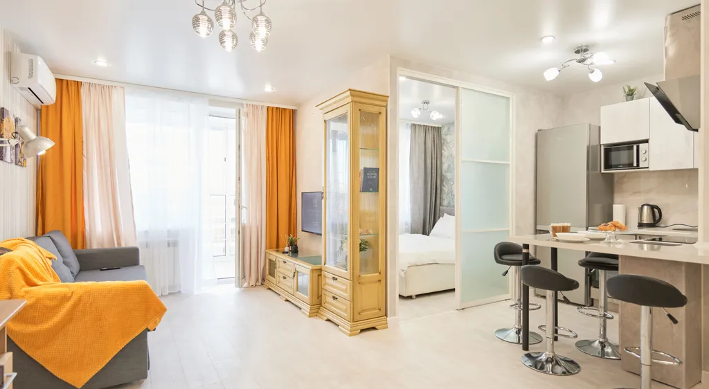 Стильная евродвушка в центре