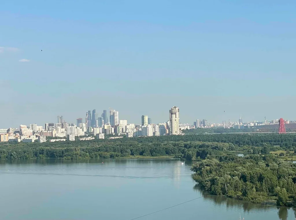 Квартира Уютная 1-комнатная квартира с видом на набережную, около метро Строгино — Москва