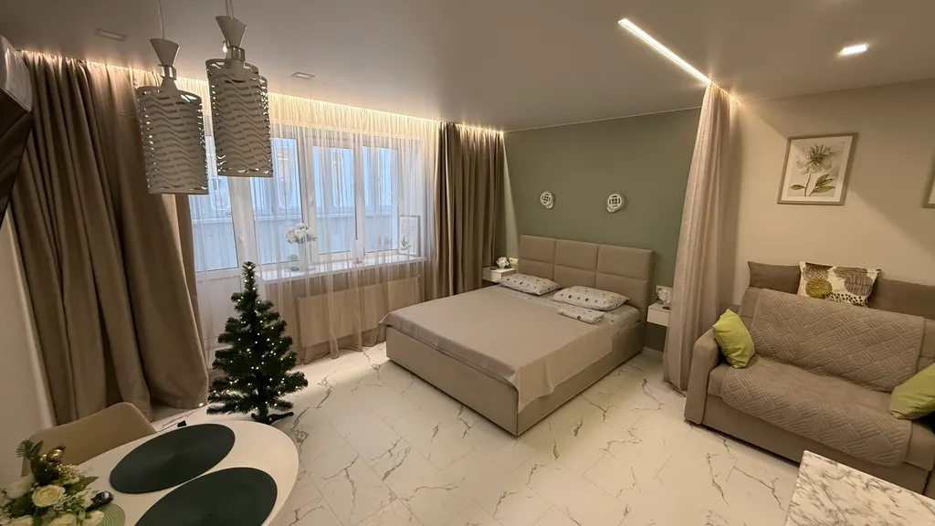 Квартира Уютная светлая студия — аренда посуточно в Чебоксары