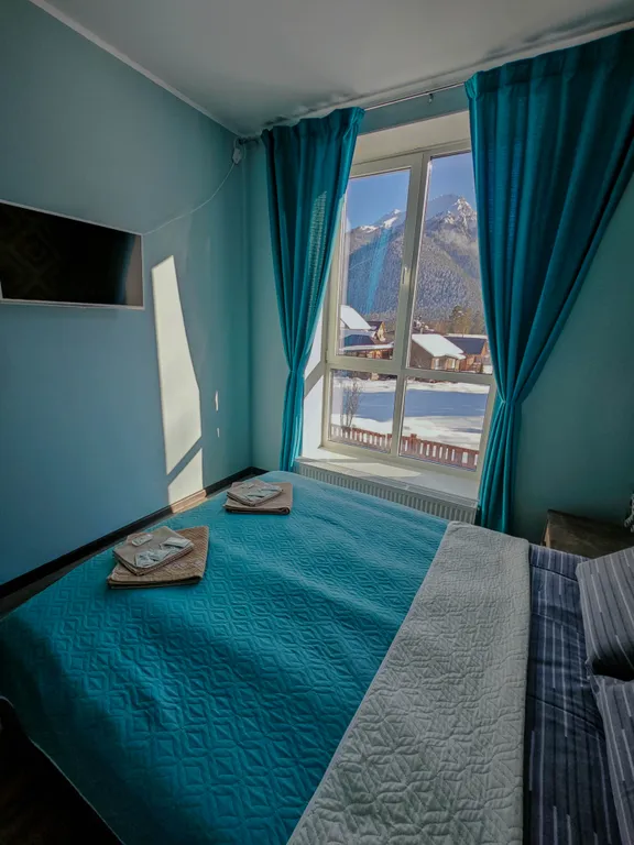 Двухместный номер с двуспальной кроватью на первом этаже