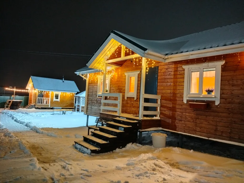 Коттедж Уютный домик с отдельно стоящей русской баней на дровах и банным чаном — аренда посуточно в Ярославль