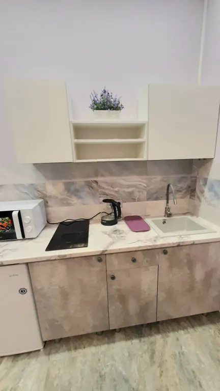 Лавандовая романтичная студия в новом доме