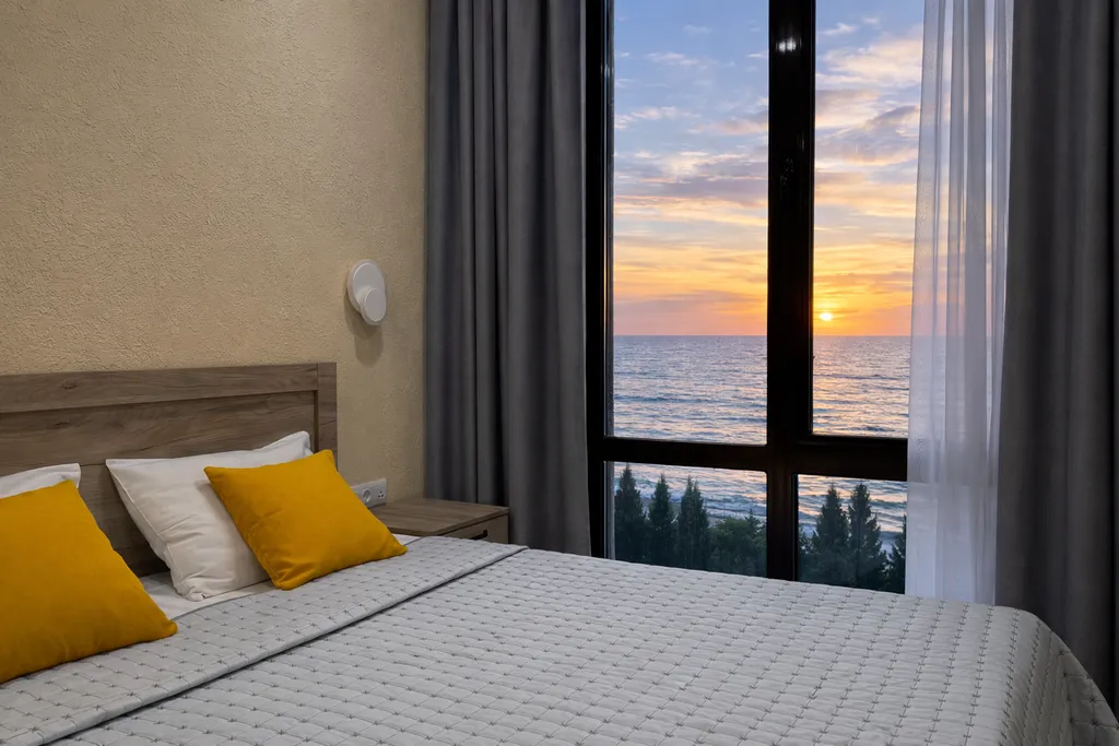 Комфорт студия с видом на море и реку