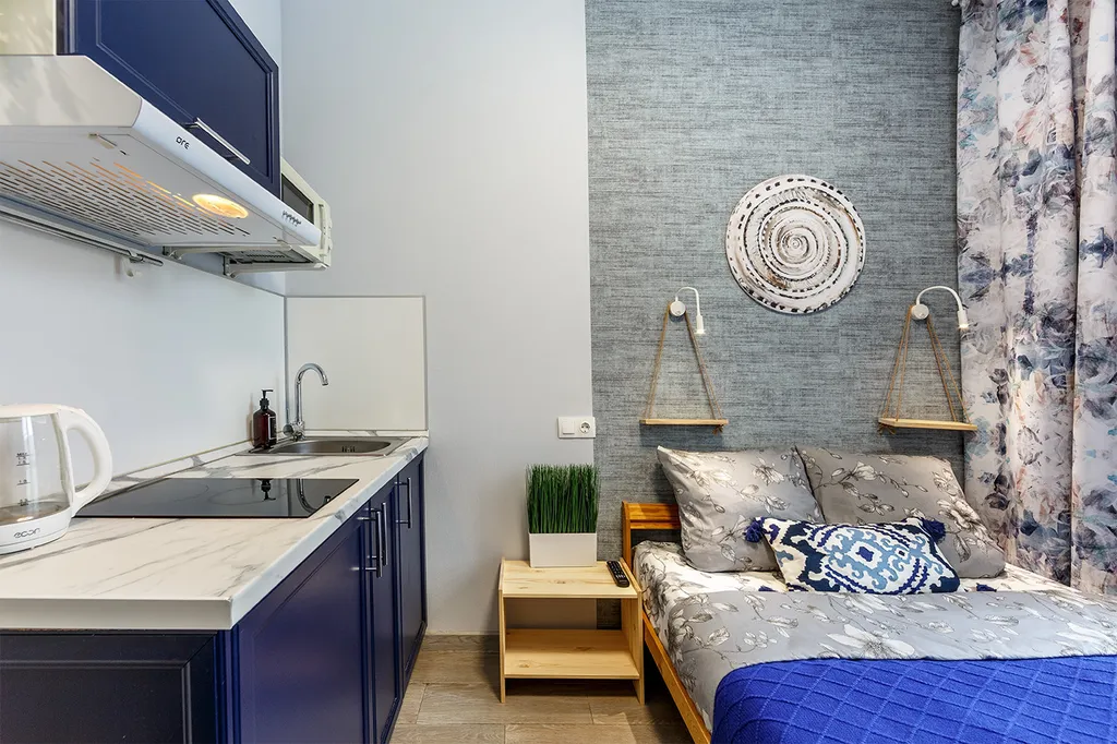 Квартира Квартира Уютная студия для 2 рядом с Водным стадионом — Москва