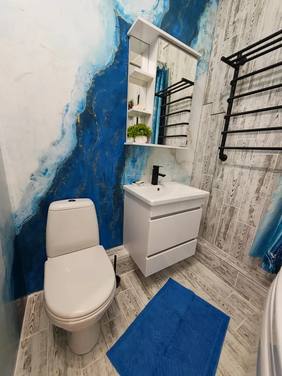 Квартира с новогодней атмосферой в новостройке