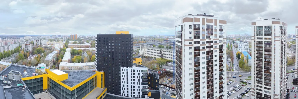 Большая квартира с видом на красивые закаты у Гран-при и Олимп пять.