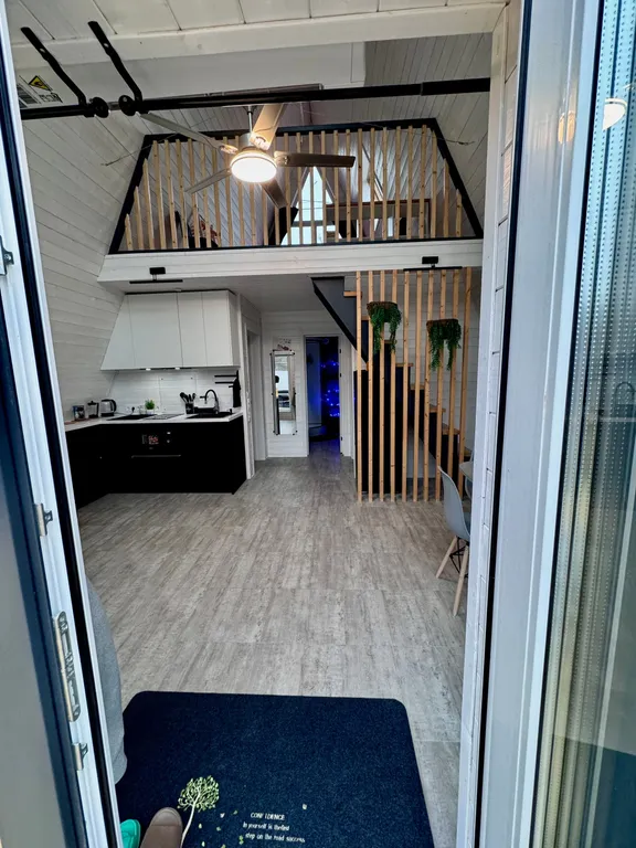 Дом афрейм с чаном