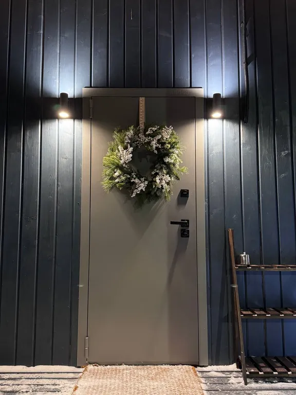 Уютный дом с сауной, в стиле барнхаус, недалеко от реки