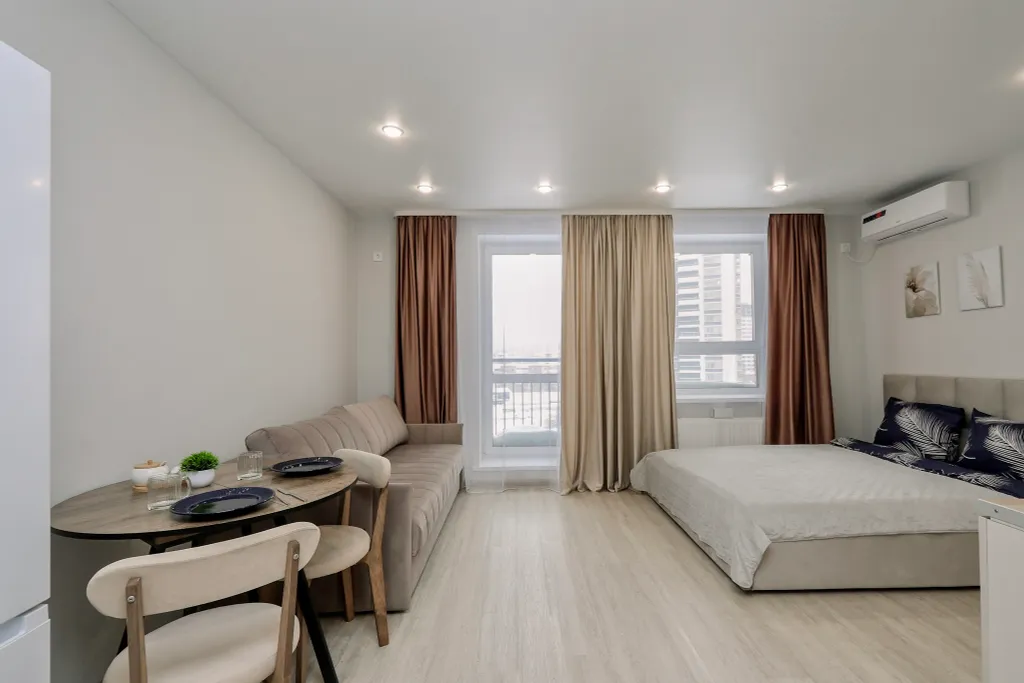 Шикарная студия с новым ремонтом для 4 гостей в Покровском районе