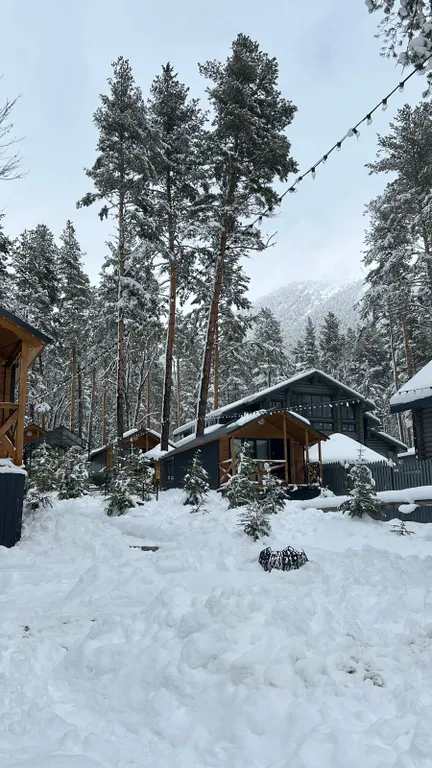 Эко-домик с видом на горы