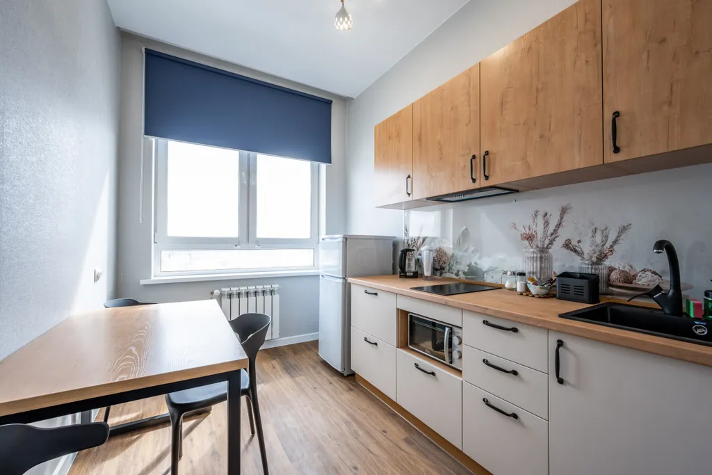 Комфортная квартира с тремя раздельными кроватями