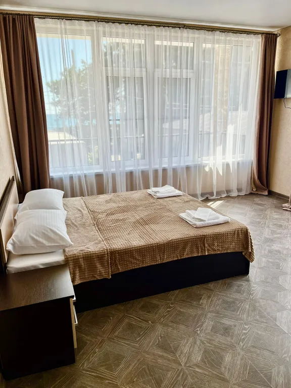 Квартира 3-х местный номер класса люкс с с видом на море и балконом — аренда посуточно в Цандрыпш