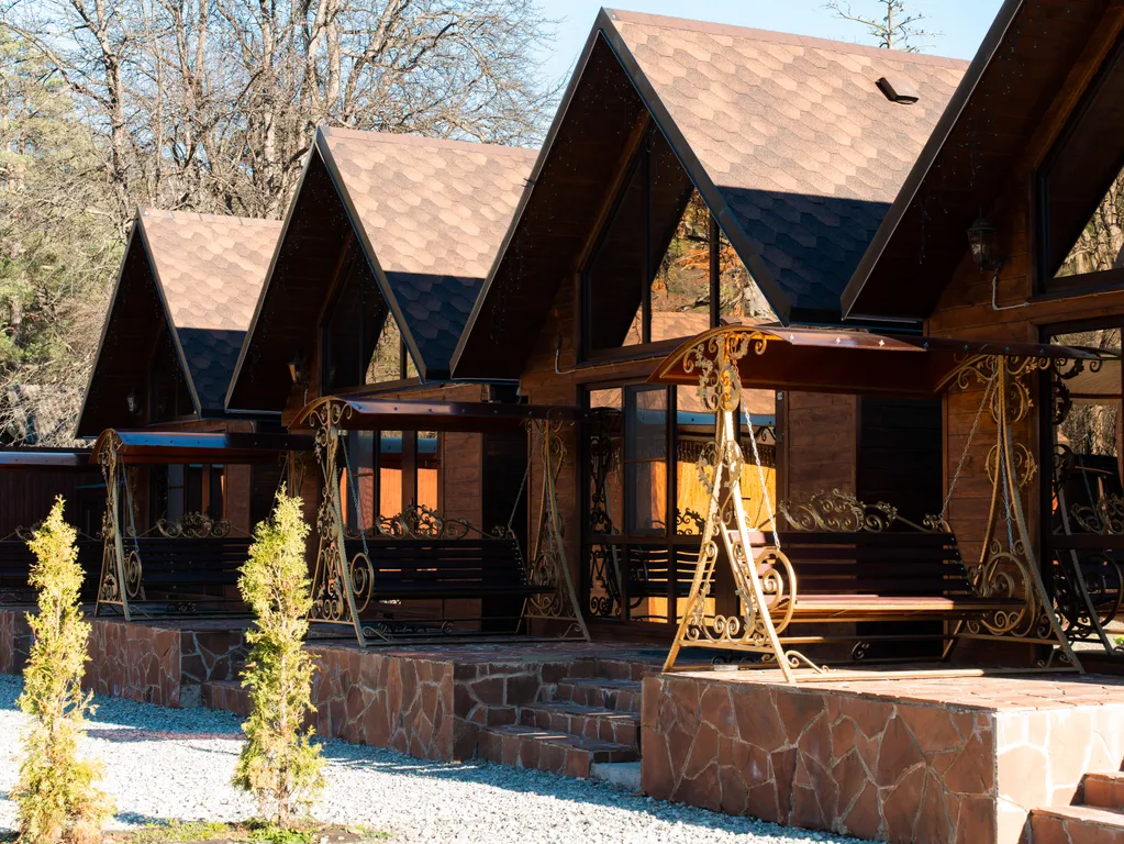 Коттедж Коттедж Улучшенное шале — Архыз