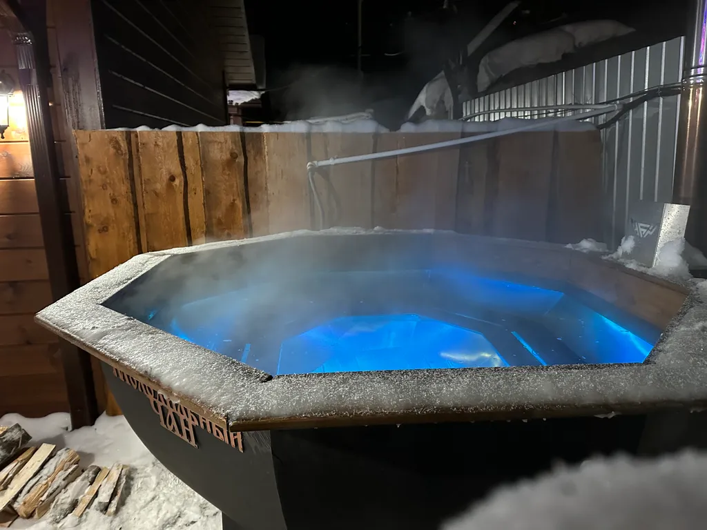 Доик для отдыха с баней и чаном