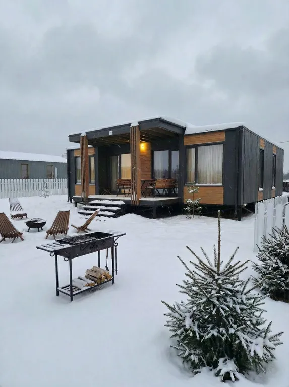 Коттедж с баней и чаном