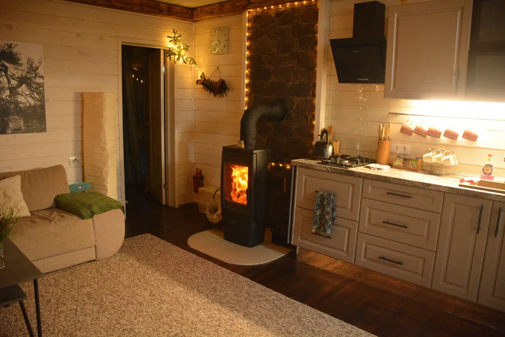 Уютный дом в уединенном месте в шхерах Ладоги